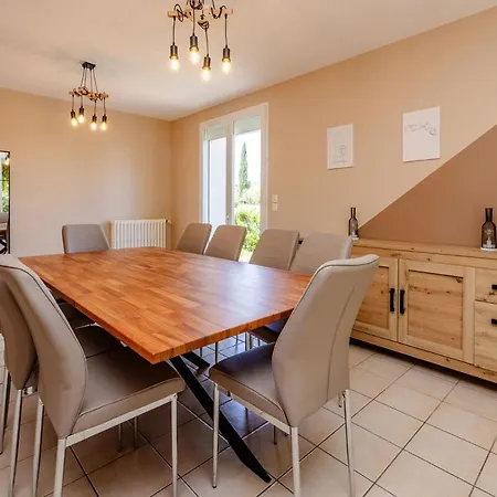 Ferienhaus Le De La Grappe - Terrasse -